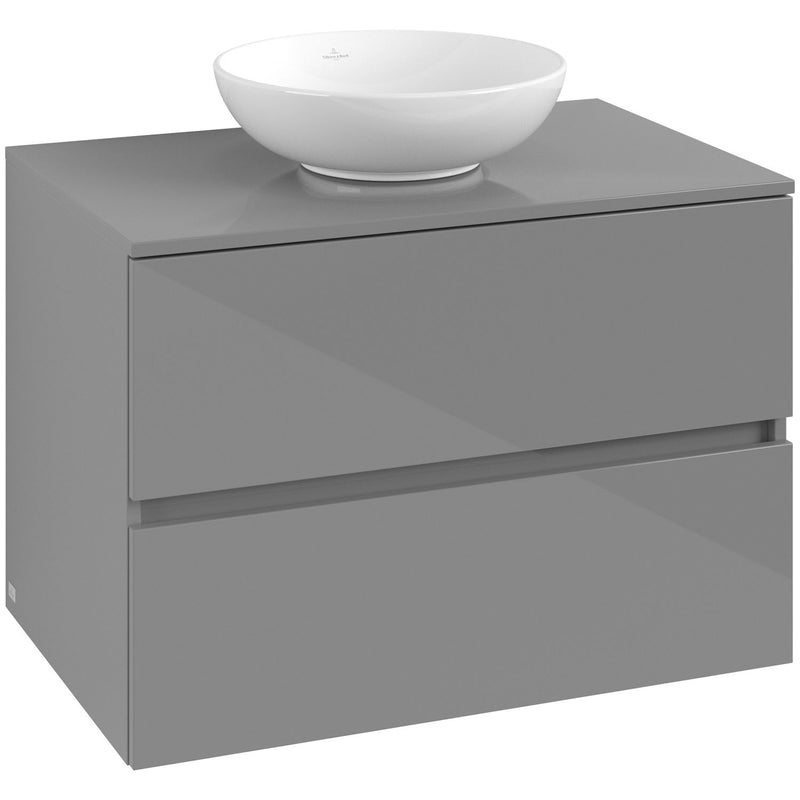 VILLEROY & BOCH - Konsolen-Unterschrank 800mm f AWT 2 Ausz 1 Aussch oLB C516H0 VT Grey