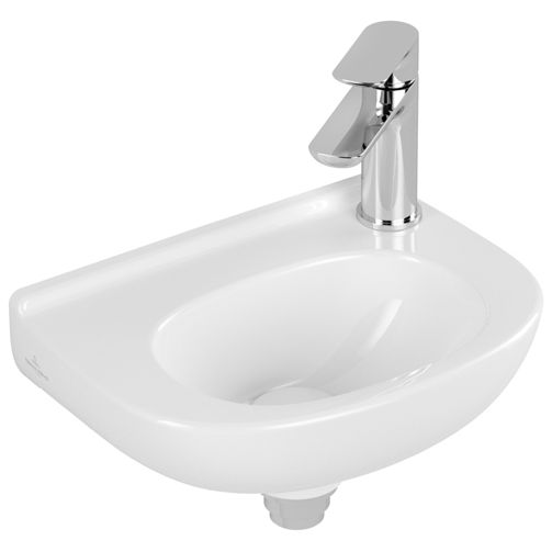 VILLEROY & BOCH - Handwaschbecken compact O.NOVO 536037 360x275 weiß o.ÜL HL vorgestochen