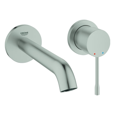 Grohe - 2-Loch-WT-Wandbatterie ESSENCE 29192_1 FMS Ausladung 183mm supersteel