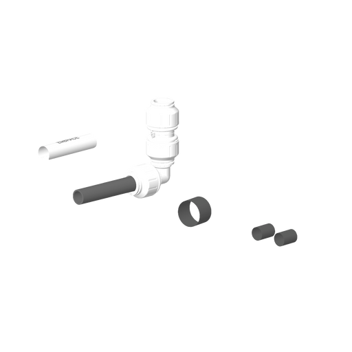 Dornbracht - Verrohrung Ersatzteile 90240434501 124 x 104 x 35
