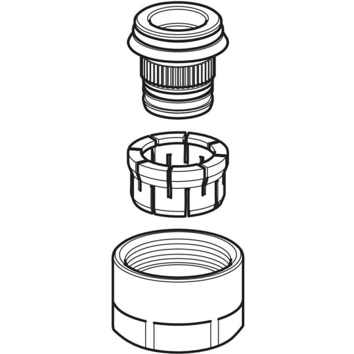 Geberit Vertriebs - FlowFit Anschlussverschr. für Eurokonus d20-EuG3/4