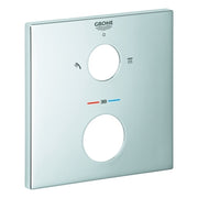 Grohe - Rosette 49102 eckig für Thermostat-Fertigmontagesets chrom