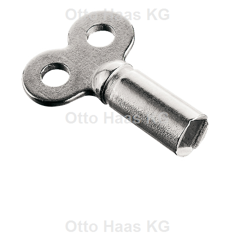 Otto Haas KG - BASIC Entlüftungsschlüssel f.Heiz- körperstopfen stabile lange Ausf. 34mm