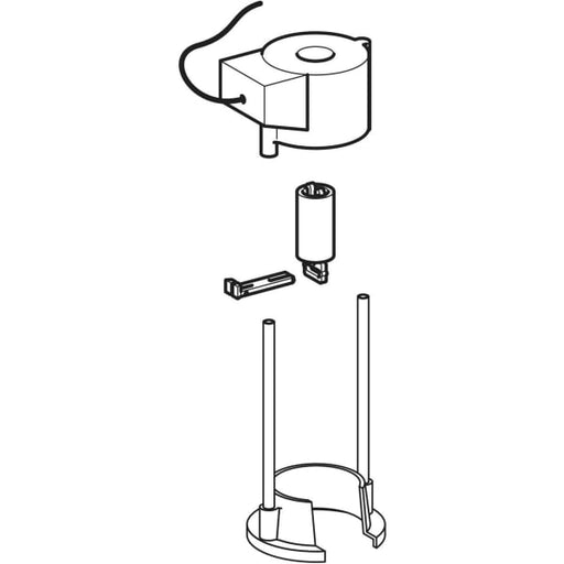 Geberit Vertriebs - Elektromagnetheber zu AP, Mod.127.001