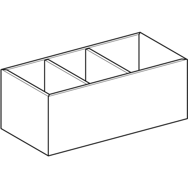 Geberit Vertriebs - VariForm Schubladeneinsatz H-Unterteilung, 15x9,8x37,3cm