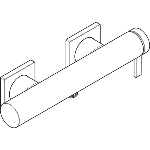 Hansgrohe - TECTURIS EBrausemischer Aufputz mattschwarz