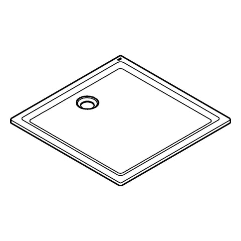 Grohe - Universal Duschwanne 39300 aus Acryl 1000 x 1000 mm alpinweiß