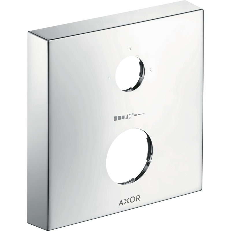 Hansgrohe - Verlängerungsrosette AXOR eckig 2-Loch 0-1-2 chrom