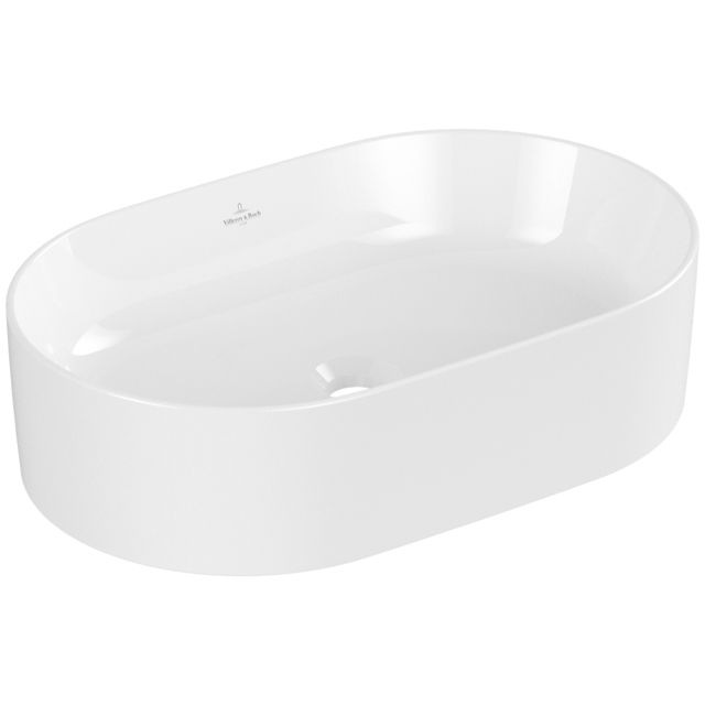 VILLEROY & BOCH - Aufsatzwaschtisch COLLARO 4A1956 560x360mm Oval Weiß Alpin CeramicPlus