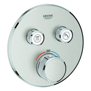 Grohe - Thermostat GROHTHERM SmartControl 29119 FMS rund 2 ASV supersteel