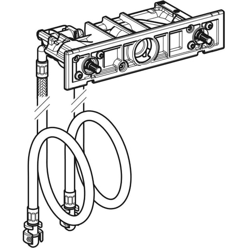 Geberit Vertriebs - Ventilblock für Geberit ONE WT-Arm. Wandmontage, für UP-Funktionsbox