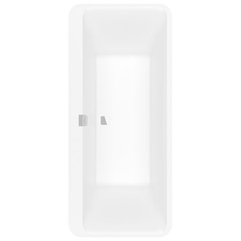 VILLEROY & BOCH - BW Squaro Edge 12 W2 1800x800x660mm Excellence Duo Freistehend Stone White