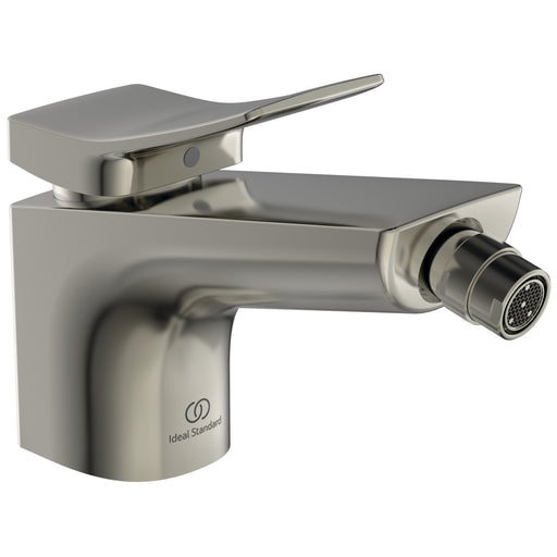 Ideal Standard - Bidetarmatur CONCA, m.Ablgarn., Ausld.133mm, Silver Storm