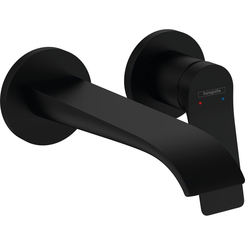 Hansgrohe - 2-Loch Waschtischmischer Unterputz VIVENIS F-Set 195 mm Auslauf mattschwarz
