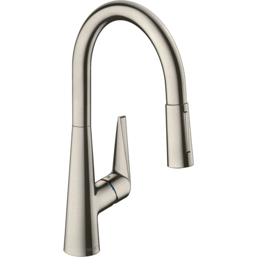 Hansgrohe - Spültischmischer Talis S 200 edelstahl-optik mit Ausziehbrause