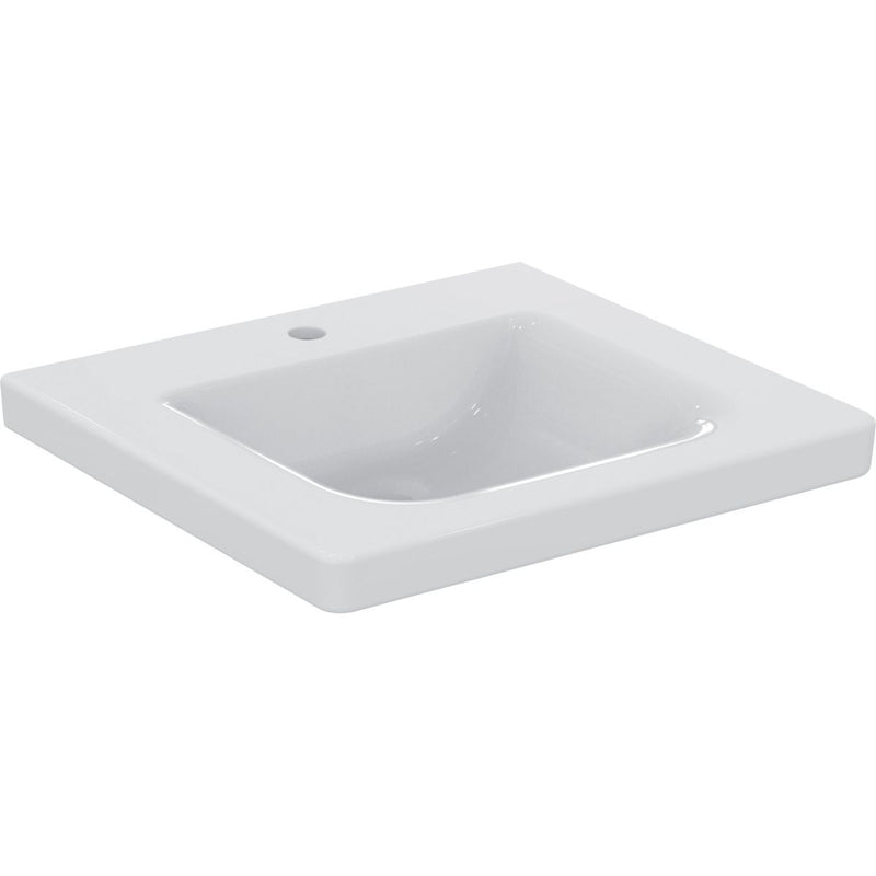 Ideal Standard - Waschtisch CONNECT FREEDOM,1Hl.,o.Ül. ,unterfahrbar, 600x555x165mm, Weiß