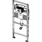 TECE SE - TECEprofil WC-Modul mit Uni-Spülkasten für Kinder-Stand-WC, Bauhöhe 1120 mm