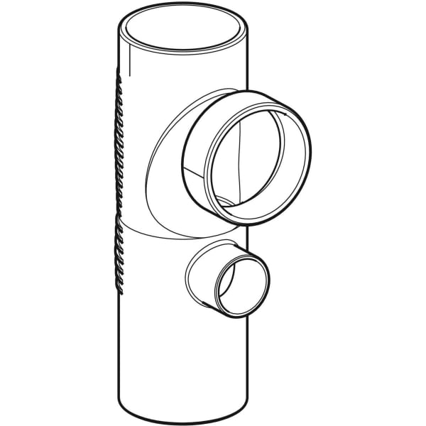 Geberit Vertriebs - Silent-db20 Kombibogenabzweig 88,5Gr d90/90/56 308.811.14.1