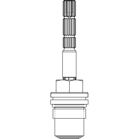 Ideal Standard - JADO Keramikoberteil G1/2, H960520NU rechtsschließend