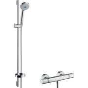 Hansgrohe - Brausenkombi Croma 100 Multi/Ecostat Comfort und Brausenstange Unica'C 900mm