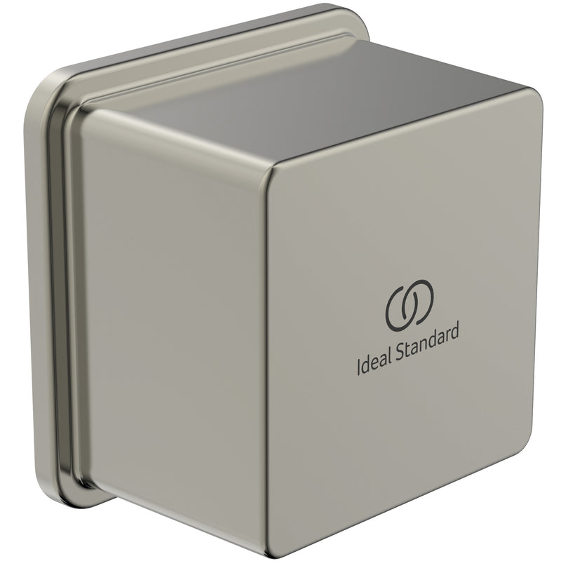 Ideal Standard - Wandanschl.Bogen IDEALRAIN,eck. Ros., f.Brauseschlauch G1/2, Silver Storm