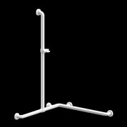 Normbau - Nylon 300 Duschhandlauf 0300871 a=767x767x1158 Weiß