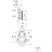 Steinberg Armaturen - Heibad 4YOU 3.0 Unterputzkörper für integr. 3-Wege-Umsteller