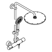 Grohe - Duschsystem RAINSHOWER SmartActive 310 27966 THM KB 27477 chrom