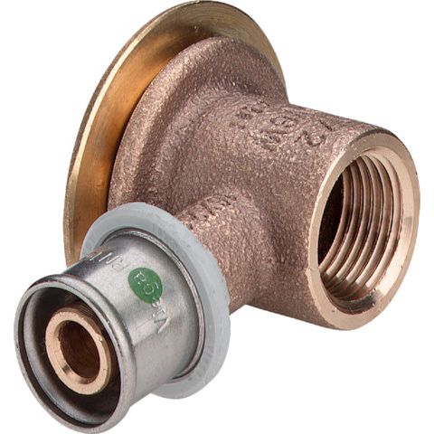 Viega - Winkel SANFIX P 2128 16mm x 1/2 IG Rotguss