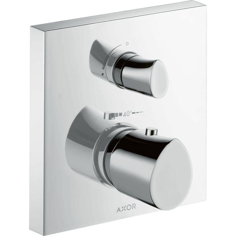 Hansgrohe - Thermostat UP AXOR Starck Organic F-Set chrom mit Absperrventil