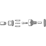 Grohe - Verlängerung 47653 f.THM Brause UP nicht steigende Spindel 27,5 mm chrom