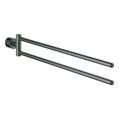 Grohe - Handtuchhalter Atrio 40888 2-armig hard graphite gebürstet