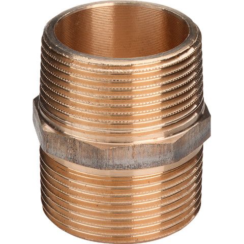 Viega - Doppelnippel 3280 11/2 AG Rotguss