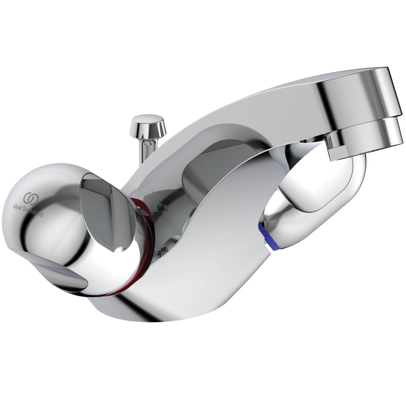 Ideal Standard - 2-Griff Waschtischarmatur ALPHA B2036A Ausladung 120mm chrom