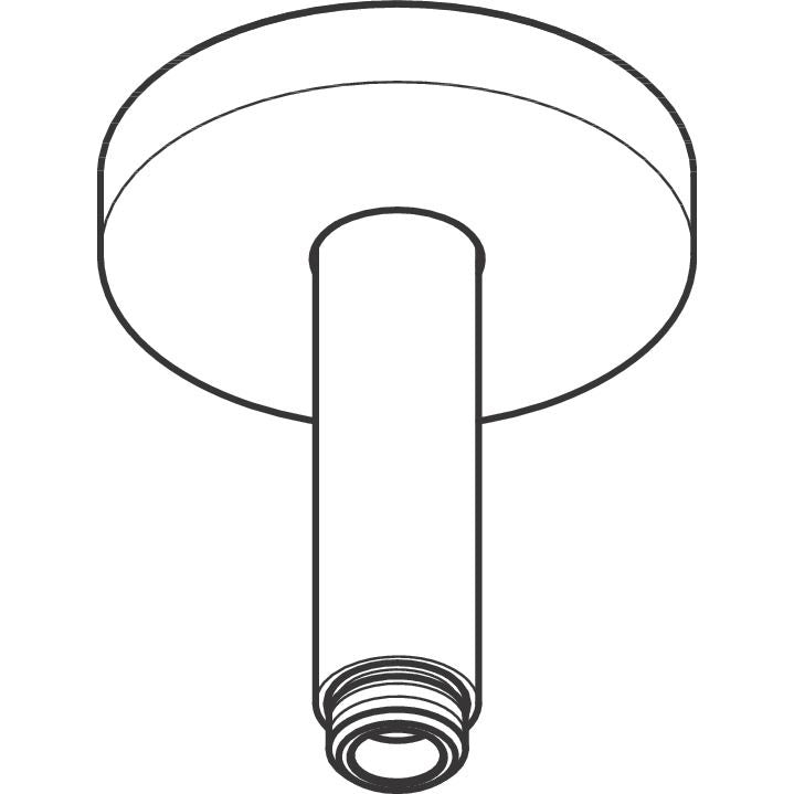 Hansgrohe - Decken-Anschlussstück Axor DN15 100mm mattschwarz