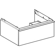 Geberit Vertriebs - iCon Unterschrank für WT, 1 Schubl. 59,2x24,7x47,6cm, sandgrau