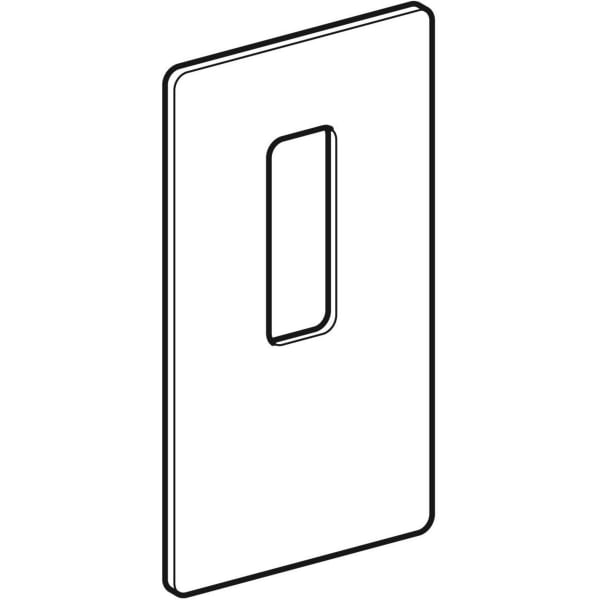 Geberit Vertriebs - Serviceöffnung für Wandarmaturen Monolith Sanitärmodul für WT Glas sand