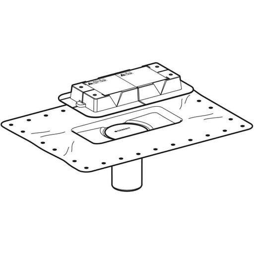 Geberit Vertriebs - Flanschaufsatz zu DR CleanLine