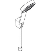 Hansgrohe - Porterset PULSIFY 105 1jet mit Brauseschlauch 1250mm mattweiß