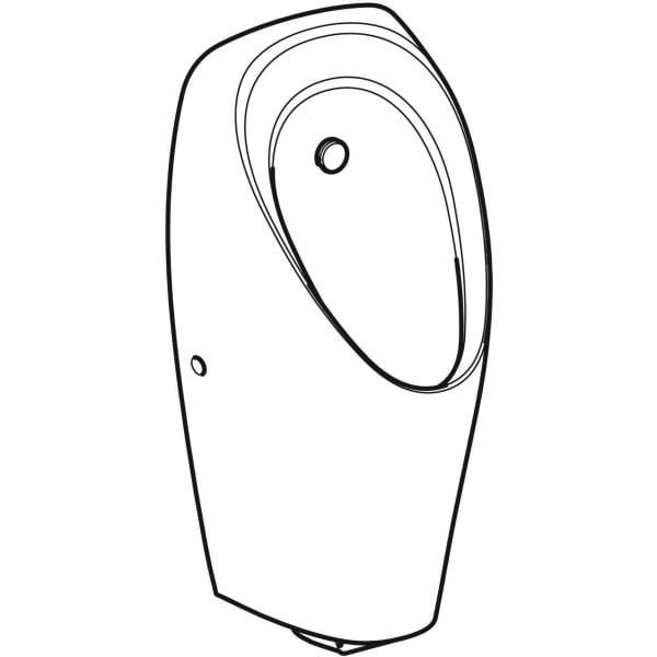 Geberit Vertriebs - Urinal TAMINA, mit integrierter Steuerung, Netzbetrieb