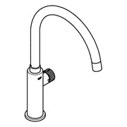Grohe - BLUE Pure Mono EH-SPT-Batterie 31724 C-Auslauf chrom