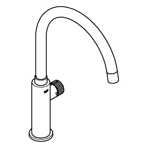 Grohe - BLUE Pure Mono EH-SPT-Batterie 31724 C-Auslauf chrom