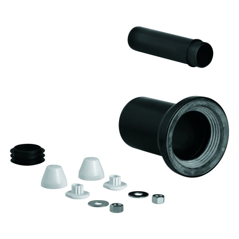 Grohe - WC-Zu- und Ablaufgarnitur 37311 für wandh. WC Ablaufman.90mm, schwarz