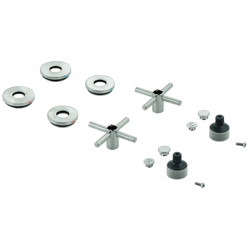 Grohe - Kreuzgriff ATRIO 48406 2 STK supersteel