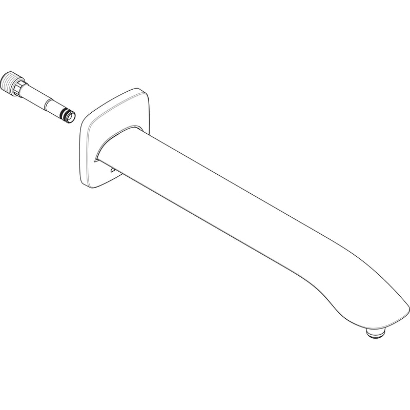 Hansgrohe - Brausearm 387mm chrom