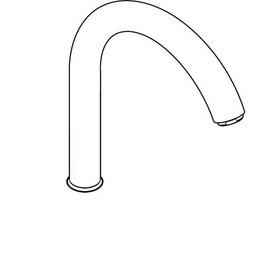 Hansgrohe - Auslauf für Spültischmischer Standmodell steel