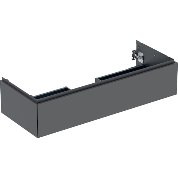 Geberit Vertriebs - ONE Unterschrank für WT/-Platte 1 Schubl., 118.4x26,6x47cm, lava matt