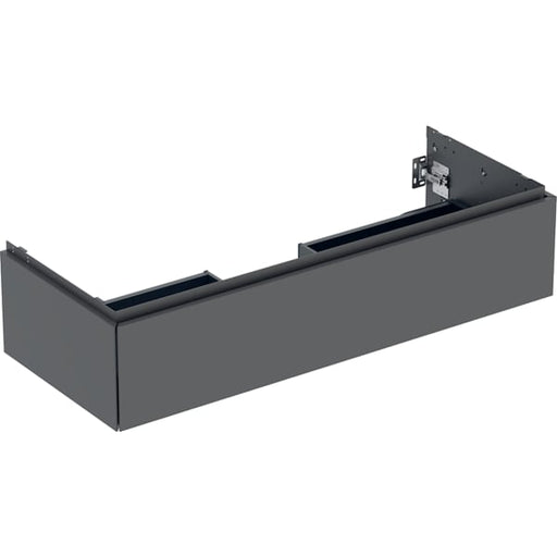 Geberit Vertriebs - ONE Unterschrank für WT/-Platte 1 Schubl., 118.4x26,6x47cm, lava matt