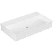 VILLEROY & BOCH - Waschbecken Memento 2.0 800x470mm Rechteck o. ÜL. Stone White CeramicPlus