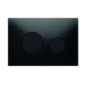 TECE SE - TECEloop WC-Betätigungsplatte 2-Mengen Glas schwarz, Tasten schwarz # 9.240.657